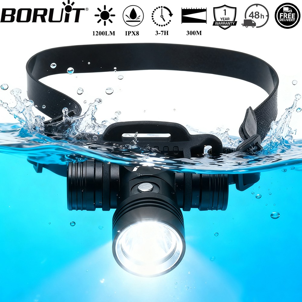 Photography Using Lighting - BORUiT B14 1200LM LED Tauchen Scheinwerfer
