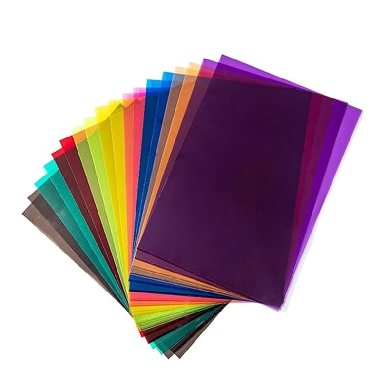 Photography Using Lighting - ABDJ-A4 PVC-Platten in 9 Farben, 18er-Pack