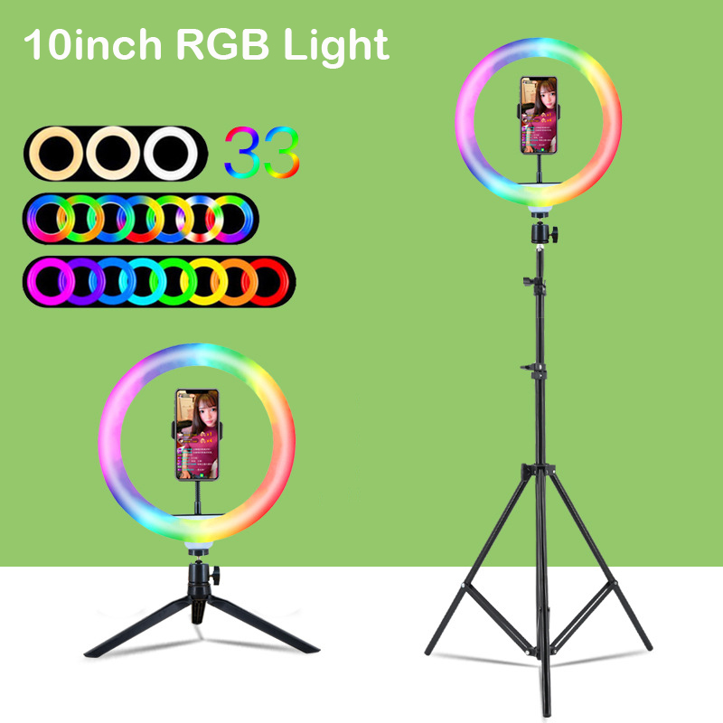 Photography Lighting Stick - 10 Zoll (26 cm) RGB-Ringlicht mit