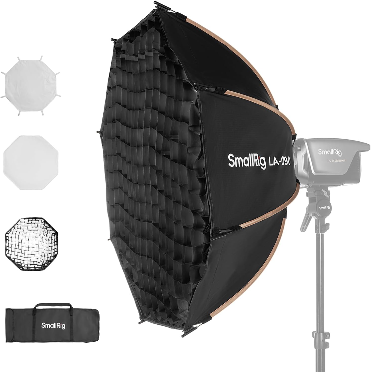 Photography Lighting Kit Portable - 35-Zoll Bowens-Mount Oktagon-Softbox Fotografie-Beleuchtungsset mit Schnellverschluss,