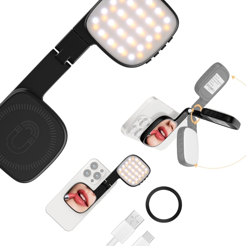 Photography Lighting Modifiers - U55B Attraktives Ringlicht mit hervorhebender LED-Beleuchtung,