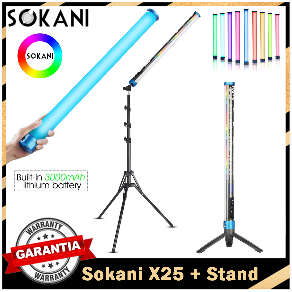 Photography Lighting Stick - Sokani X25 RGB LED Video Licht