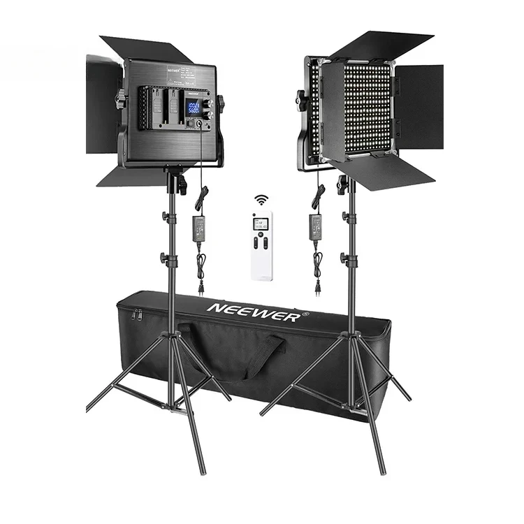 Photography Lighting Kit Neewer - Neewer 2er-Pack Advanced 660 LED-Panel-Videolicht-Kit Fotografie