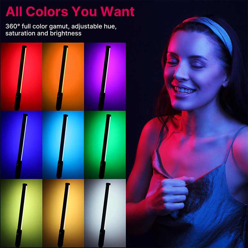 Ulanzi VL119 Handheld RGB Bunt – Photography Lighting Stick Bewertung und Preis