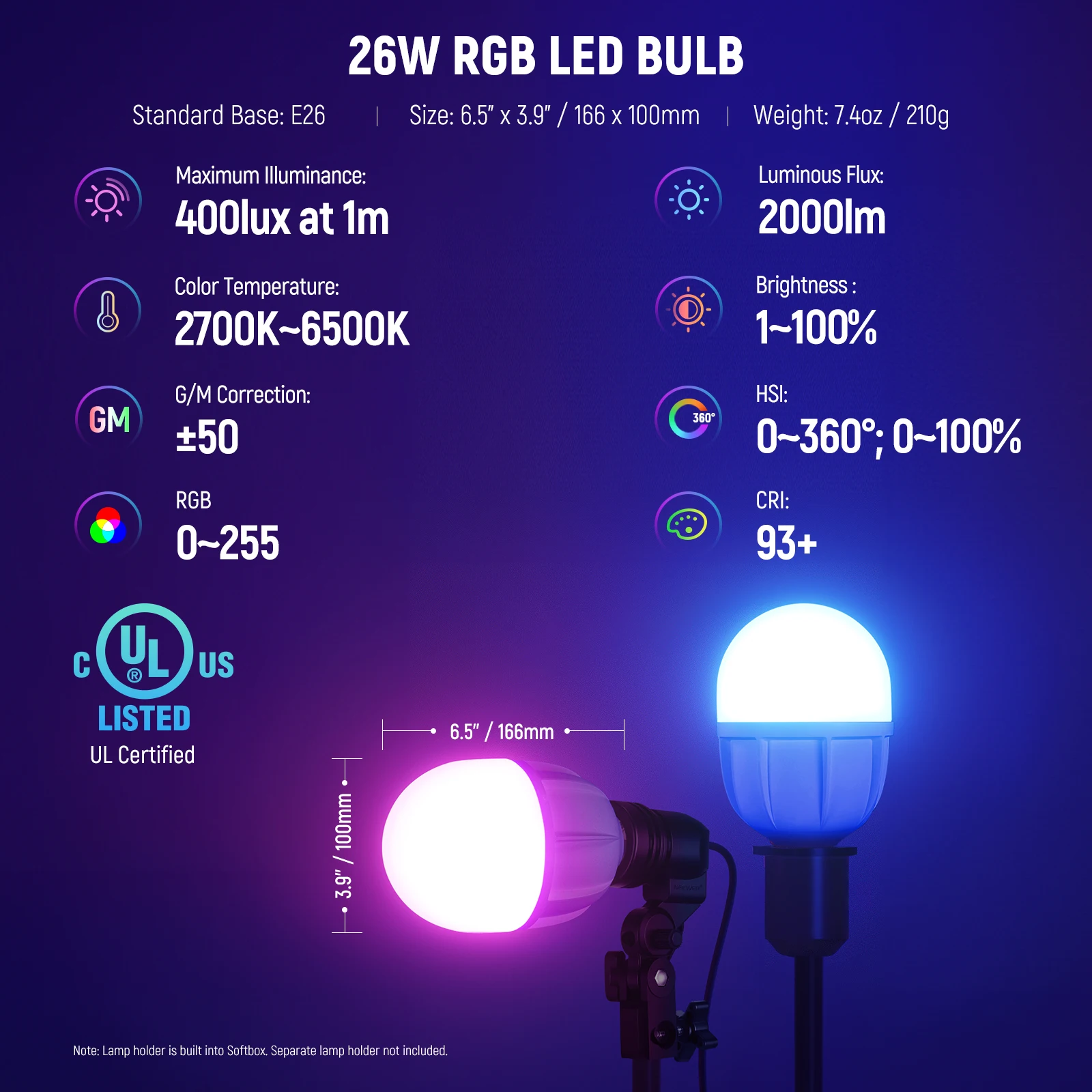 NEEWER RGB Softbox Beleuchtung – Photography Lighting Kit Neewer Bewertung und Preis
