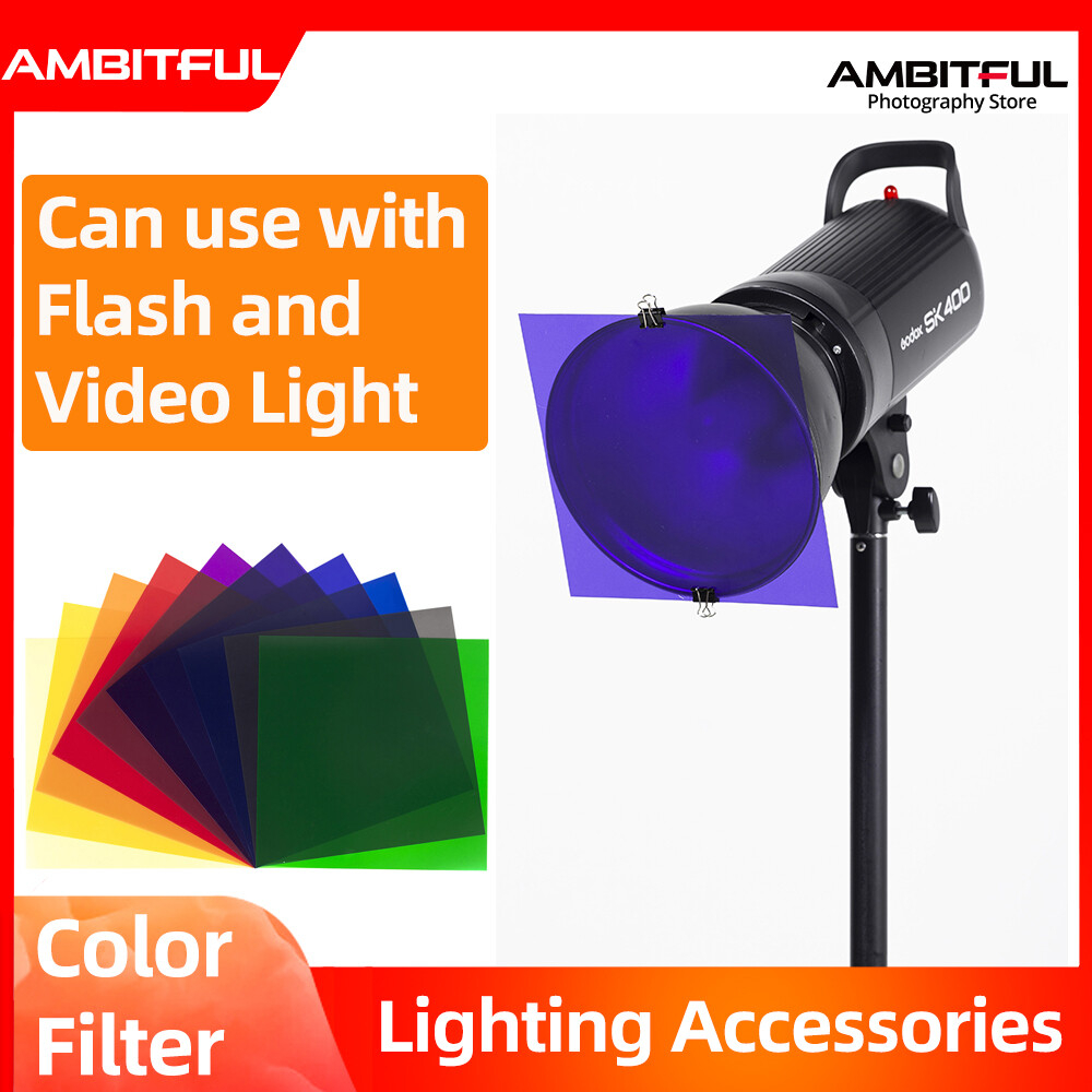 Studio-Licht-Farbfilter 30*30c – Photography Lighting Set Bewertung und Preis