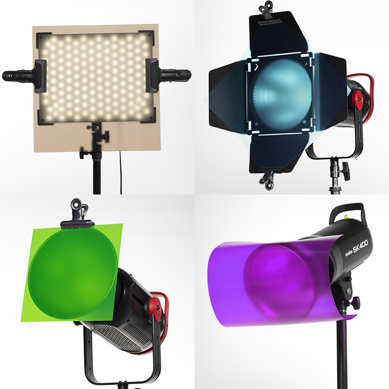 Studio-Licht-Farbfilter 30*30c – Photography Lighting Set Bewertung und Preis