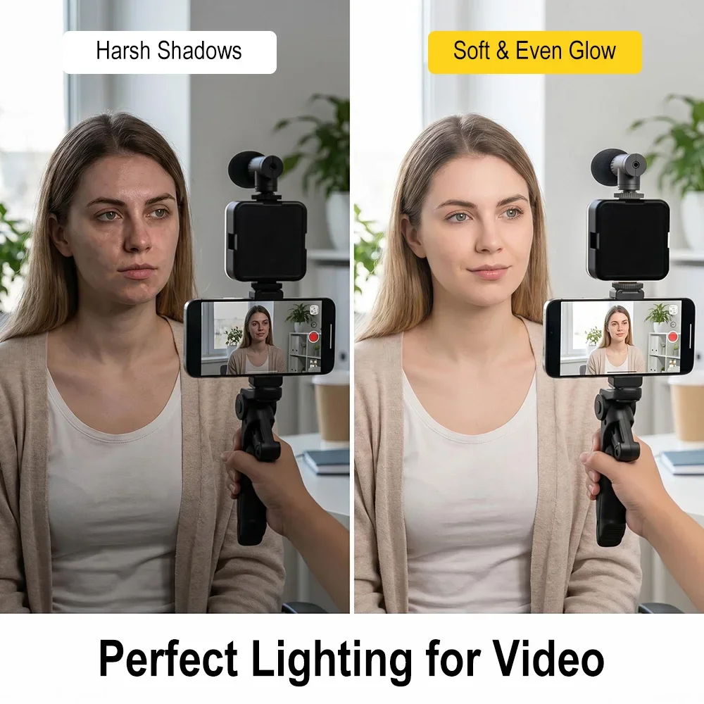 Smartphone-Vlogging-Kit LED-Vi – Photography Lighting Kit Portable Bewertung und Preis