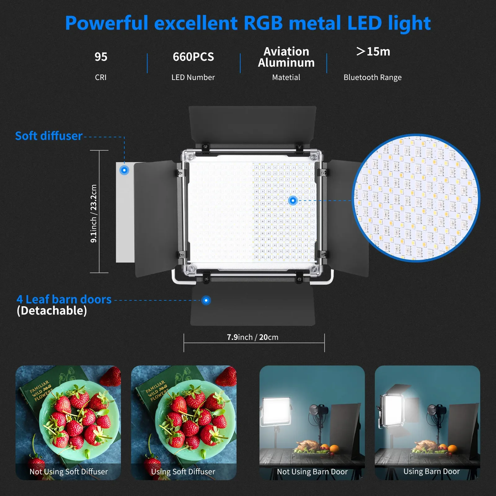 Neewer 2er-Pack 660 RGB LED-Le – Photography Lighting Kit Neewer Bewertung und Preis