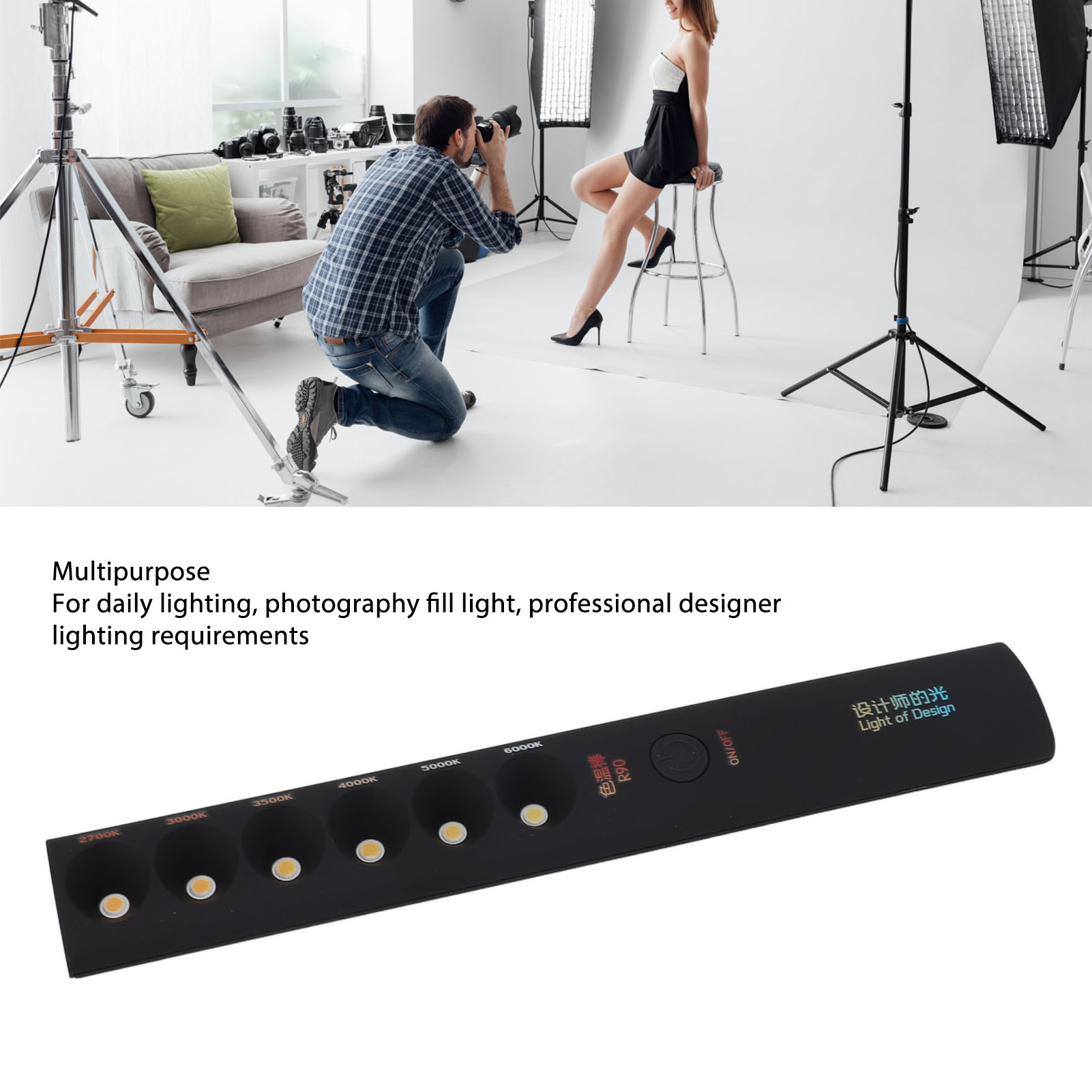 Videoleuchtenstab, tragbare Fa – Photography Lighting Stick Bewertung und Preis