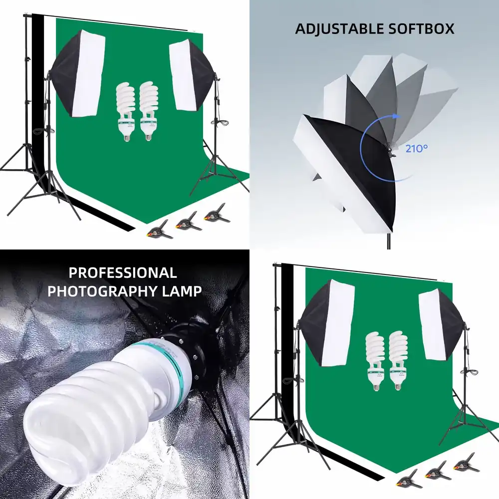 1 Fotostudio-Ausrüstung 2,6*3m – Photography Lighting Kit Portable Bewertung und Preis