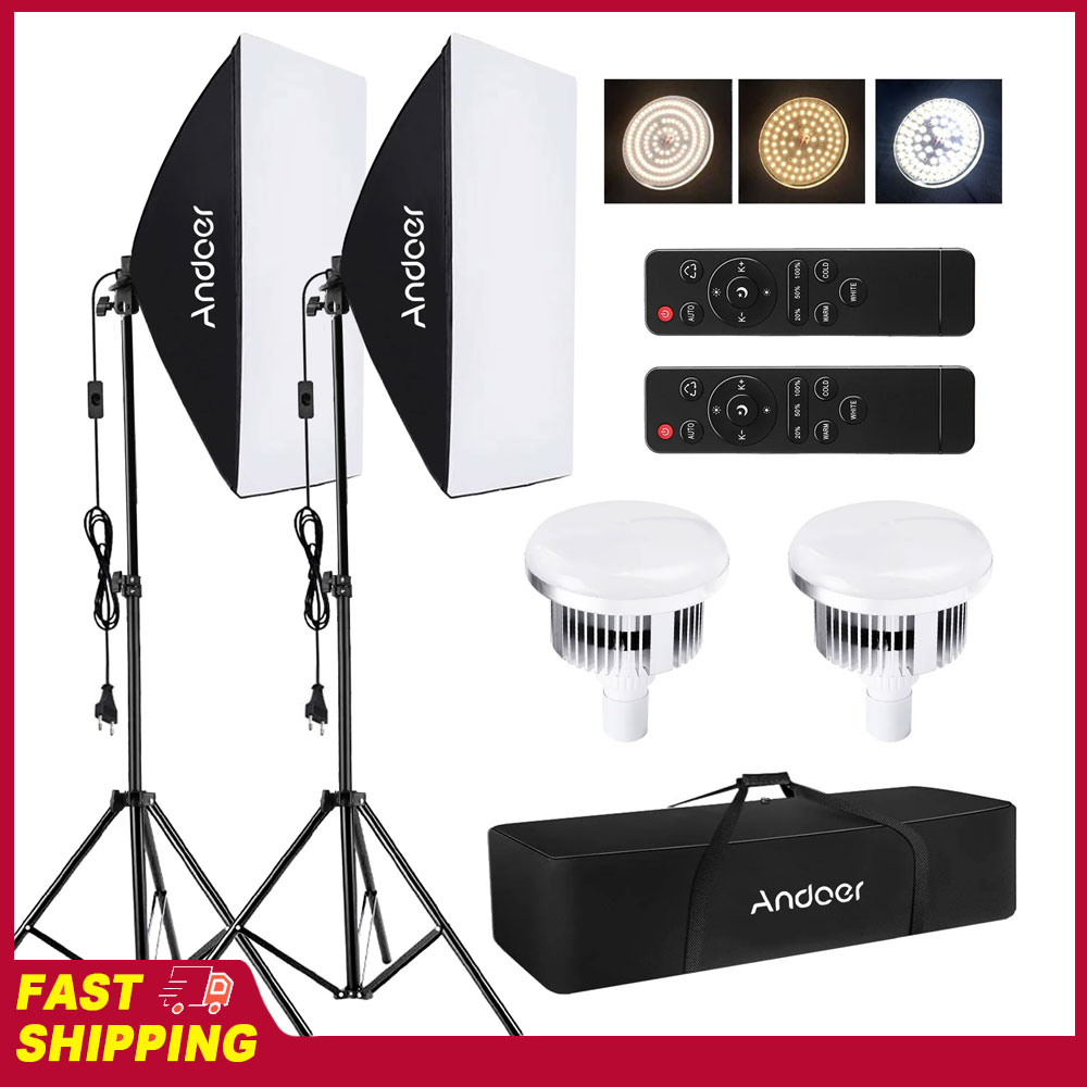 Andoer Softbox-Beleuchtungsset – Photography Lighting Set Bewertung und Preis