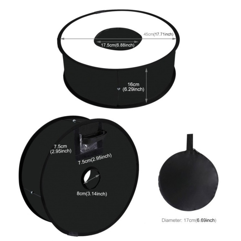 Faltbarer 45cm Ringblitz-Softb – Photography Lighting Modifiers Bewertung und Preis
