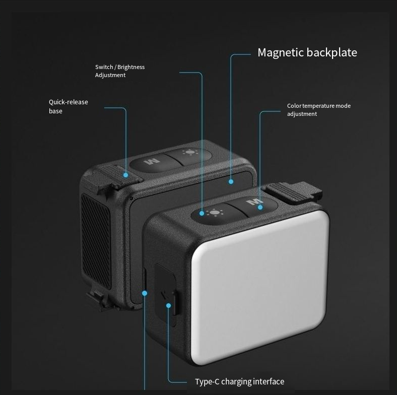 TELESIN Magnetische Fülllicht  – Photography Lighting Kit Portable Bewertung und Preis