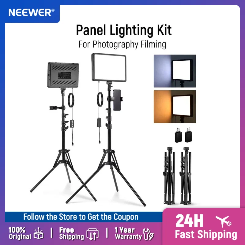 NEEWER BASICS 2er-Pack LED-Vid – Photography Lighting Kit Neewer Bewertung und Preis