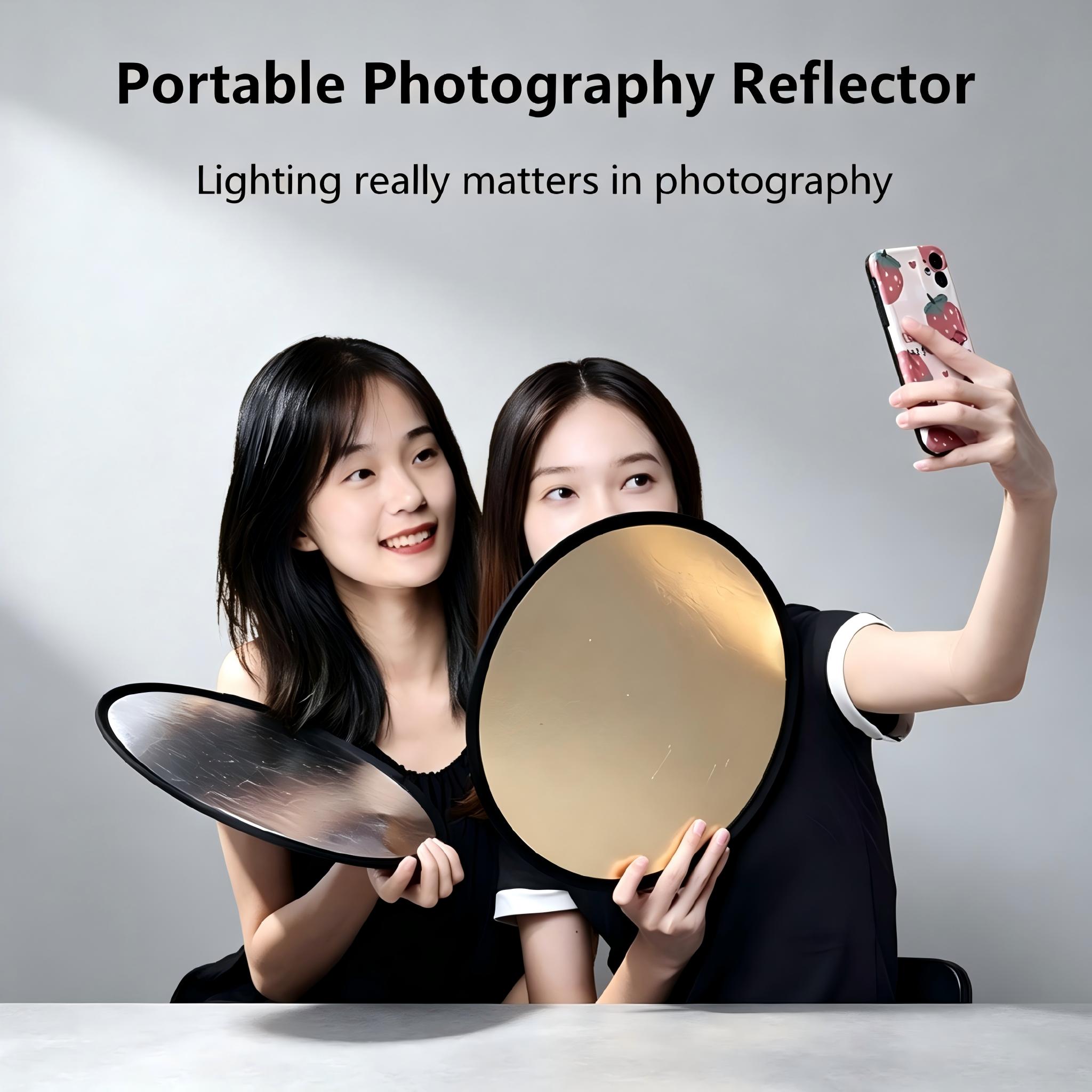 2-in-1 Doppelseitiger Gold-Sil – Photography Lighting Kit Portable Bewertung und Preis