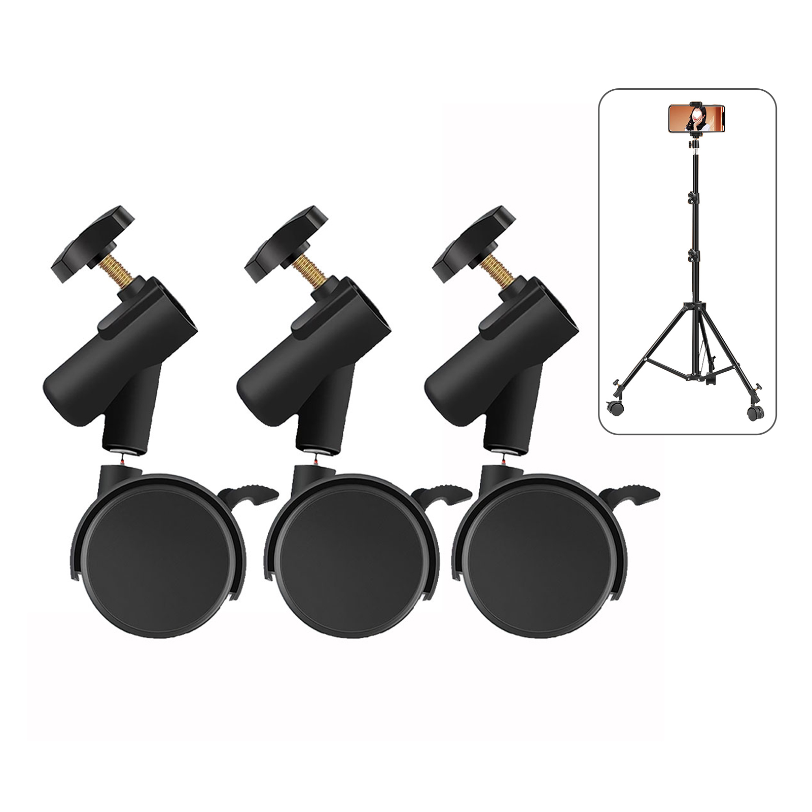 3 Stück/Set flexible Lenkrolle – Photography Lighting Set Bewertung und Preis