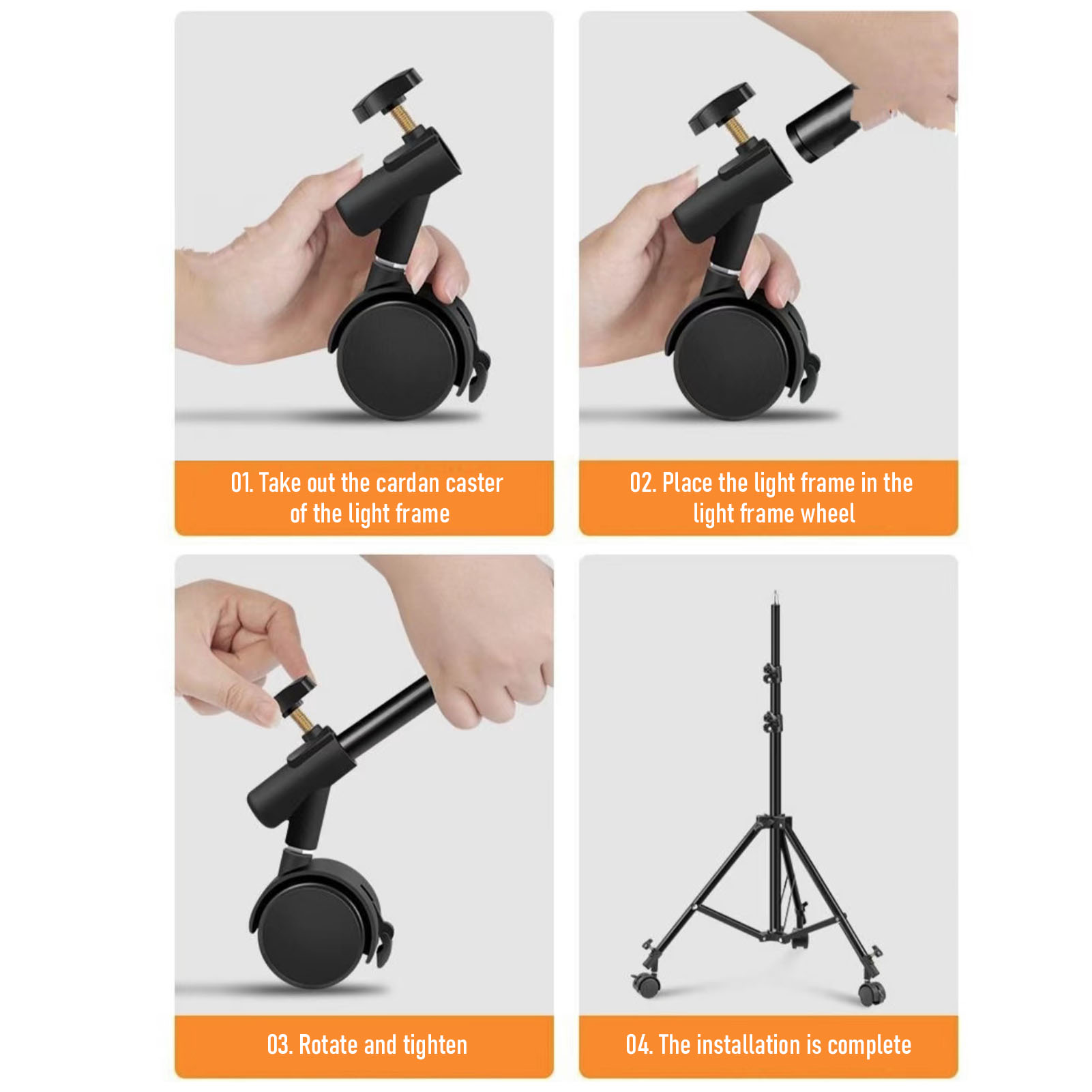 3 Stück/Set flexible Lenkrolle – Photography Lighting Set Bewertung und Preis